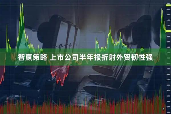 智赢策略 上市公司半年报折射外贸韧性强